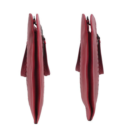 Bottega Veneta Tote Bag Hand Intrecciato Gradient Business Red Men's