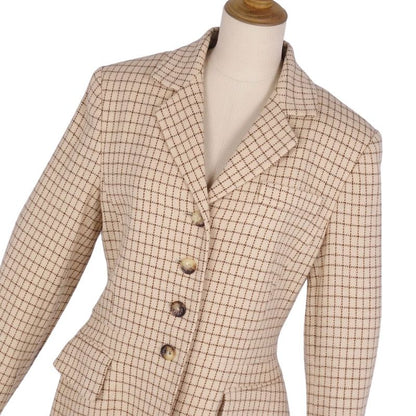 Vintage Hermes Jacket Tailored Wool Chi