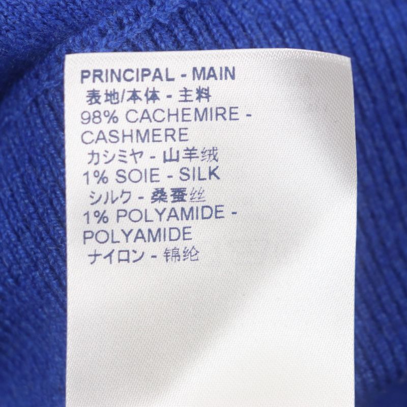  Louis Vuitton 19AW Cashmere Silk Inside Out Crewneck Knit Sweater With Logo