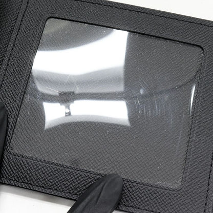 Louis Vuitton Taiga Noir Black Portefeuille Amerigo NM M62045 Folding Wallet