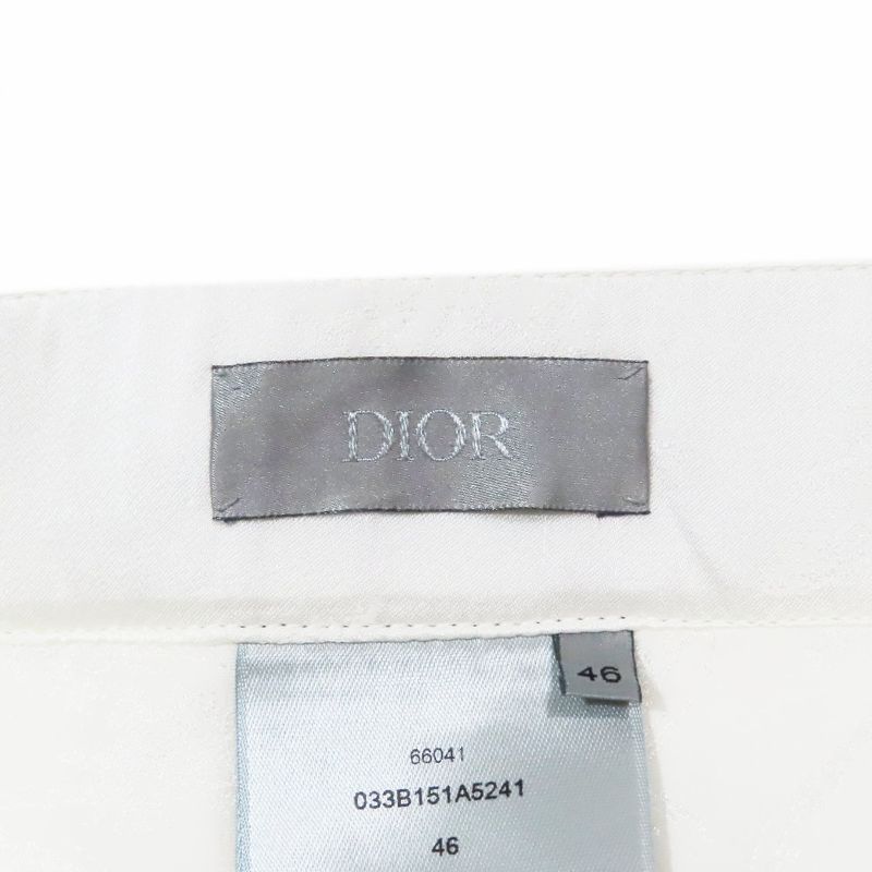 Unused DIOR Silk Blend Easy Slacks Pants Button Fly Animal Botanical All Over