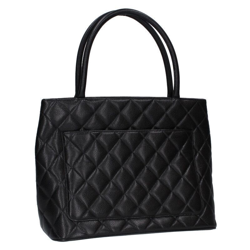 Chanel A01804 Coco Mark Caviar Skin Reissue Tote Bag Women