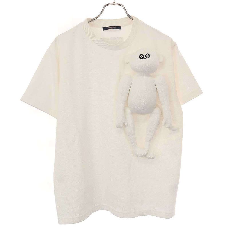Louis Vuitton 21ss 3d Monkey Monogram Patte T-Shirt 1a8pos Hky76wtcl White M