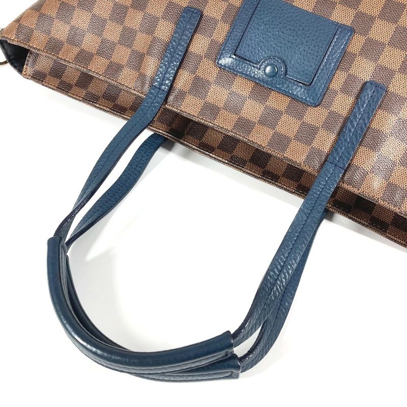 Louis Vuitton Shoulder Bag Cabas N41242 Damier Canvas Ebène Brown