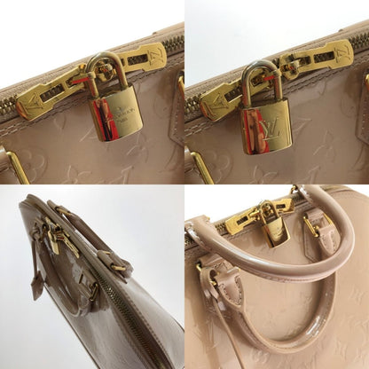 Louis Vuitton Handbag Monogram Vernis Alma PM M90170 Dune