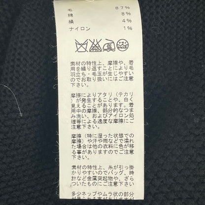 Hermes T-shirt Top Knit Wool Black