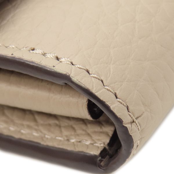 Louis Vuitton Long Wallet Portefeuille Capucines Taurillon Leather Galle Gold