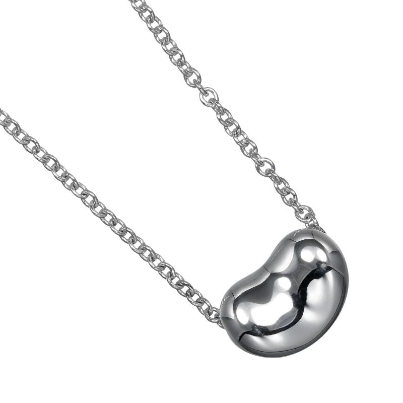 Tiffany & Co Bean Silver 925 Ladies 2.46g Necklace
