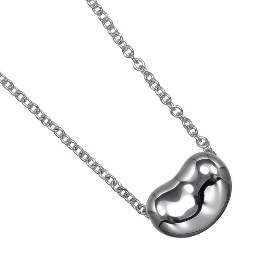 Tiffany & Co Bean Silver 925 Ladies 2.46g Necklace
