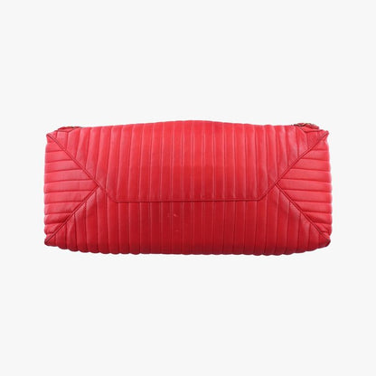 Balenciaga Quilted Paper A4 Tote Bag Red Leather 2367016502 515859