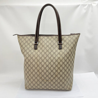 Gucci GG Supreme Tote Bag 108832 Brown