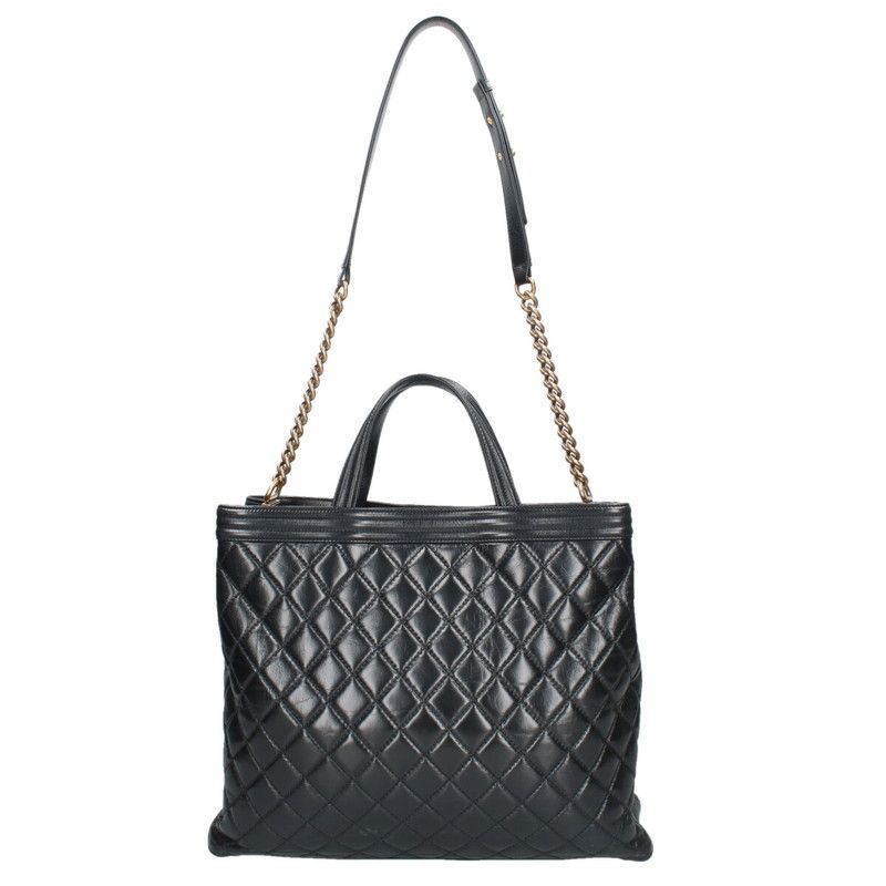 Chanel Boy Chanel Caviar Skin Chevron Shoulder Bag For Men