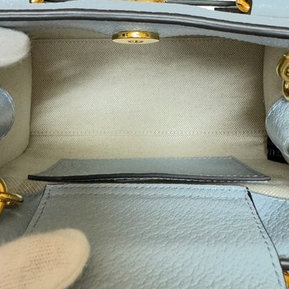 Gucci Diana Mini Tote Bamboo Shoulder Bag Raffia 702732 Beige Ladies Gucci