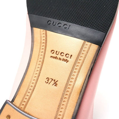 Gucci Brixton Loafers Size 37.5 Leather Horsebit Made In Italy 20250508 Ra4685