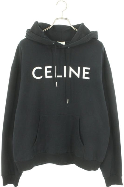 Celine 2y321670q Classic Logo Loose Pullover Hoodie Men's L