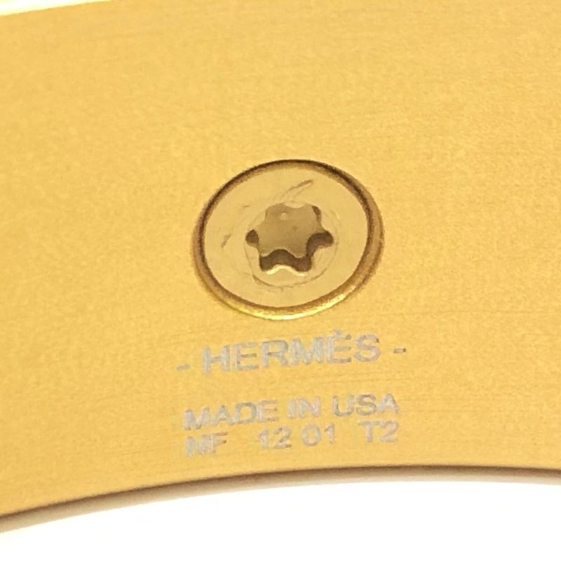 Hermes Bangle Medor Corrié D'ossian Aluminum Gold