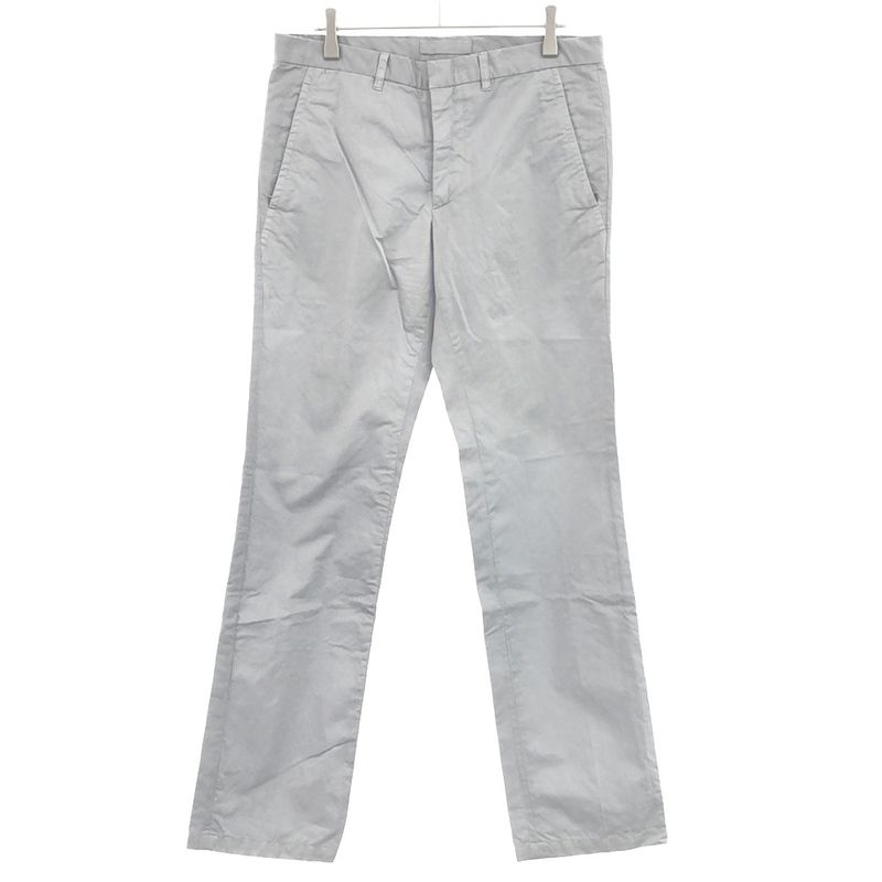 Prada 09ss Cotton Nylon Slack Pants Light Gray S Spd50p