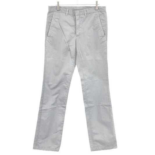 Prada 09ss Cotton Nylon Slack Pants Light Gray S Spd50p