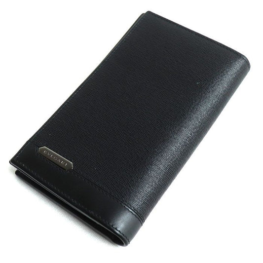 Bvlgari Bulgari Serpenti Scaglie Man Long Wallet Black 280922 Men's Preowned