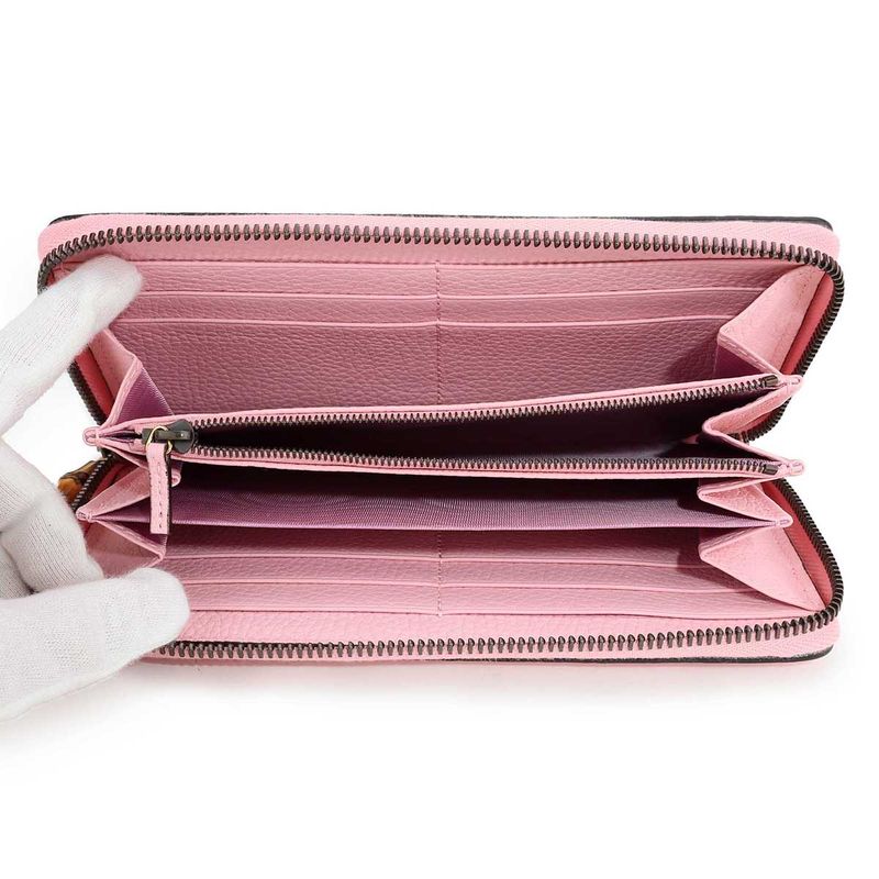 Gucci Long Wallet GG Marmont Pink