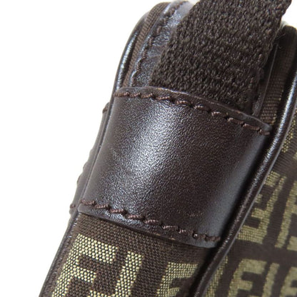 Fendi Zucca Pattern Shoulder Bag Canvas Women