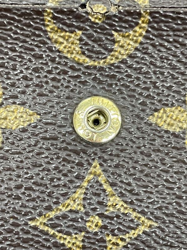 Louis Vuitton Monogram Portefeuille Emilie Zipper Long Wallet M41943 Brown ×