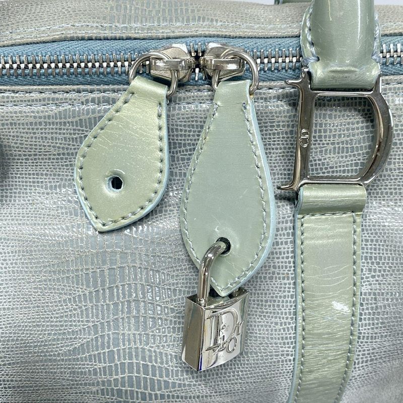 Dior/christian Dior Handbag - Light Blue Leather