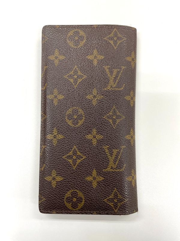Louis Vuitton Monogram Portefeuille Brazza Long Wallet Folded M66540 Brown Made
