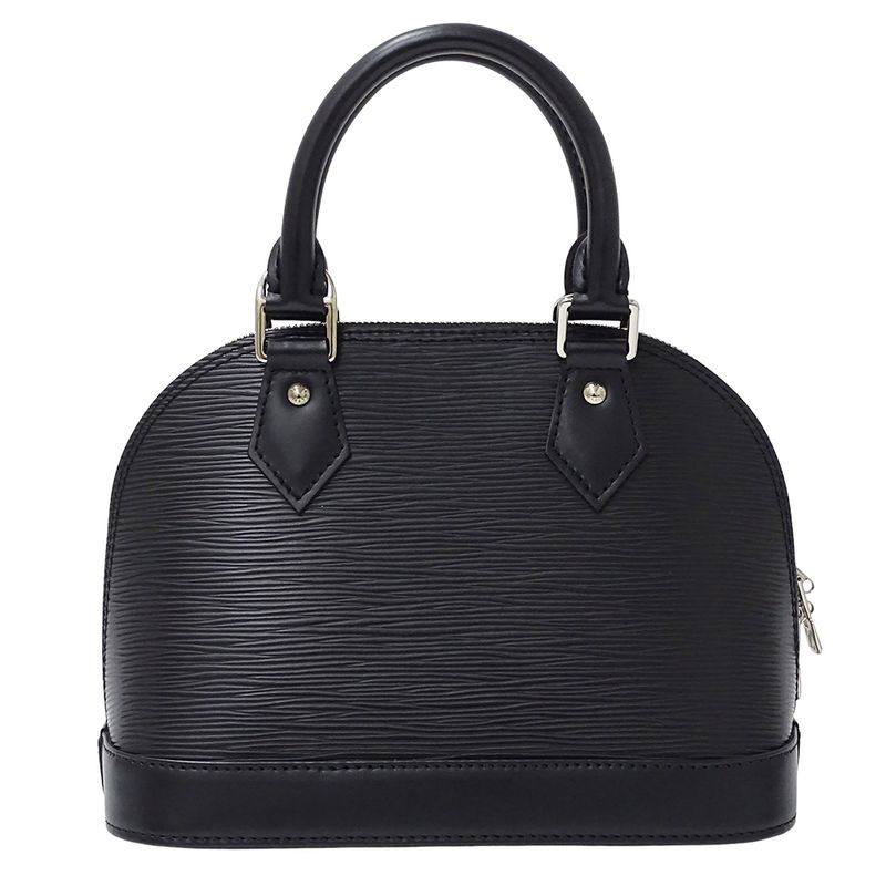 Louis Vuitton Bag Epi Women's Branded Handbag Shoulder Bag 2way Alma BB Noir