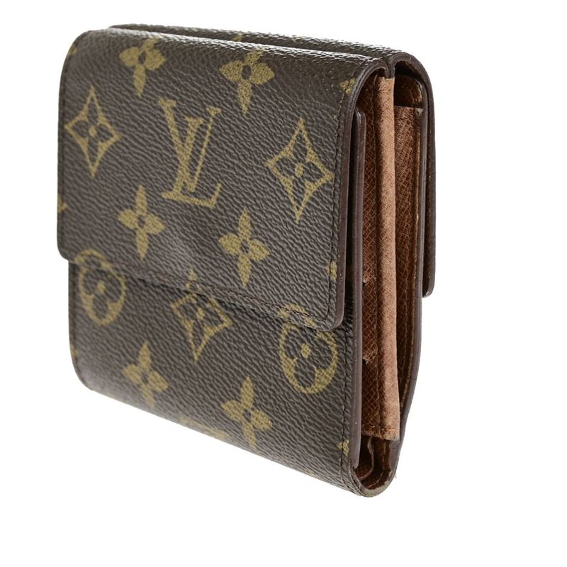 Louis Vuitton Wallet W Hook Compact Wallet Monogram Porte Monet Biécarte Cles