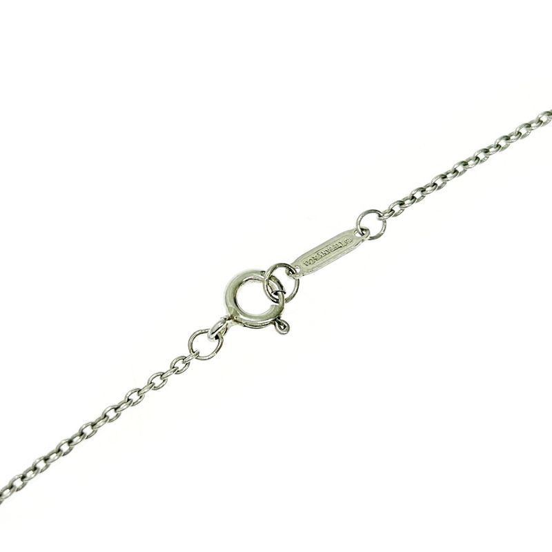 Tiffany & Co Silver 1837 Three Drop Circle Necklace 5.7g 925 Engraved 363718