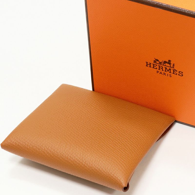 Hermes Coin Case Bastia Epson Gold Silver Hardware
