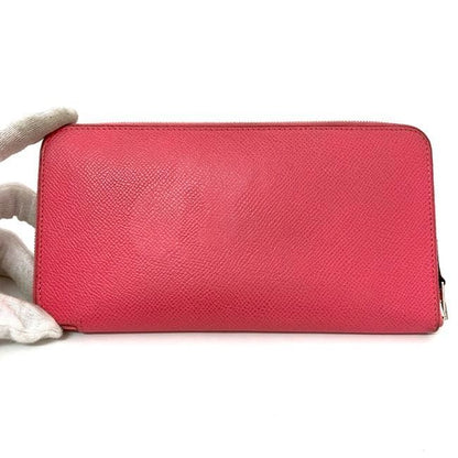 Hermes Round Zipper Long Wallet Azap Silk Quinn F22180