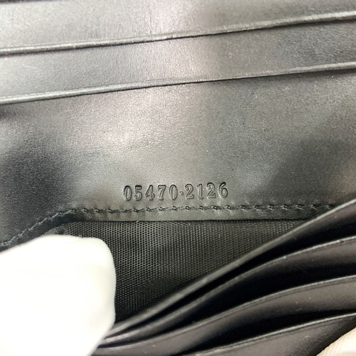 Gucci GG Canvas Jackie Bifold Wallet 05470-2126 Black