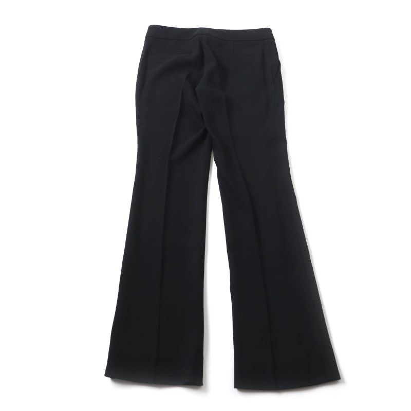 Gucci 292855 Center Press Flared Pants With Interlocking Ghardware Black 38