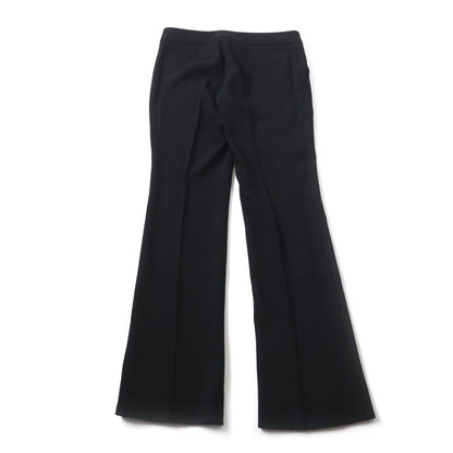 Gucci 292855 Center Press Flared Pants With Interlocking Ghardware Black 38