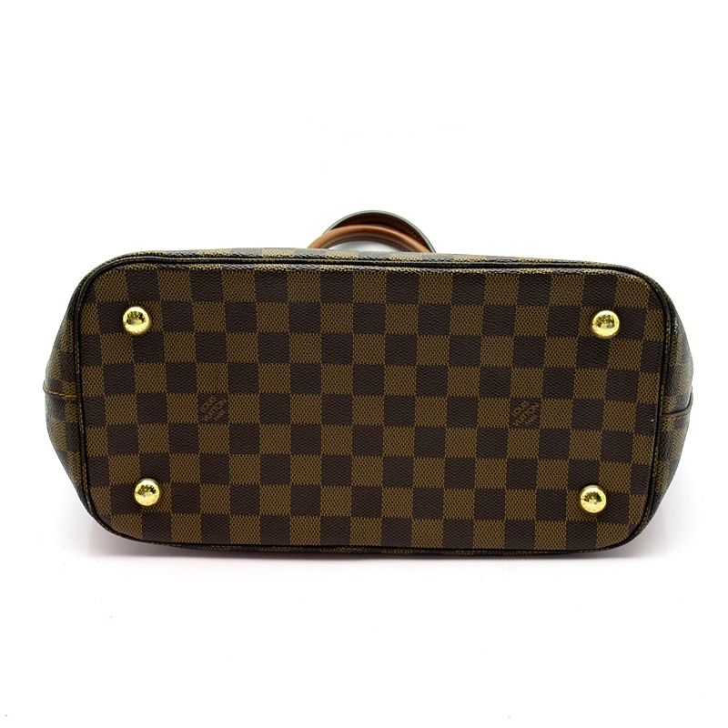 Louis Vuitton Belmont N63169 Damier Women's Tote Bag Brown Excellent Condition