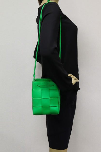 Bottega Veneta Shoulder Bag Intrecciato Small Cassette Crossbody Bucket Bag