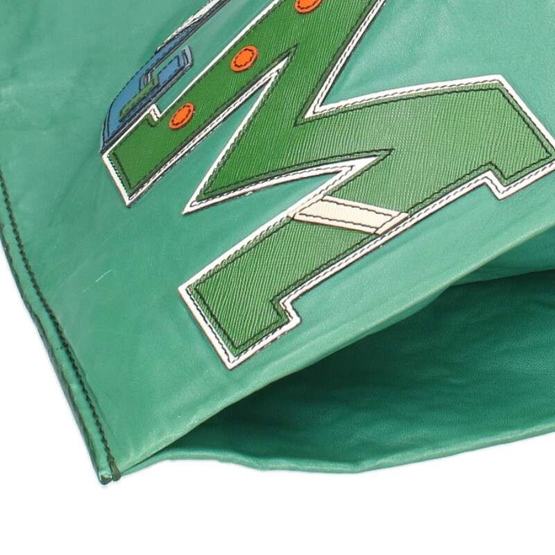 Prada Initial Patch Nappa Leather Tote Bag Men's