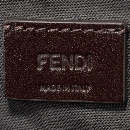 Fendi Shoulder Bag FF Logo Tobacco
