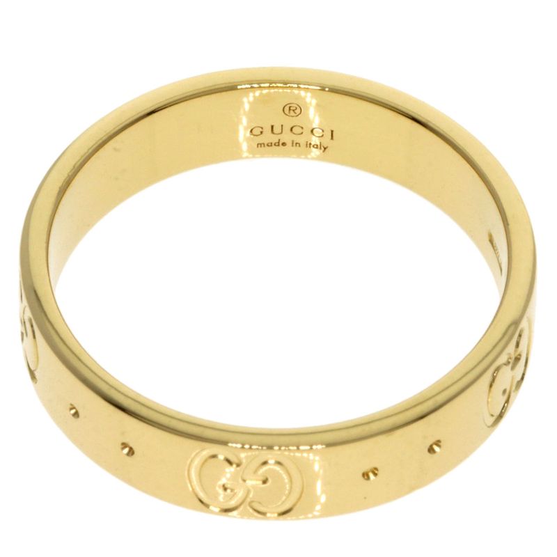 Gucci Icon #9 Ring - 18K Yellow Gold Ladies