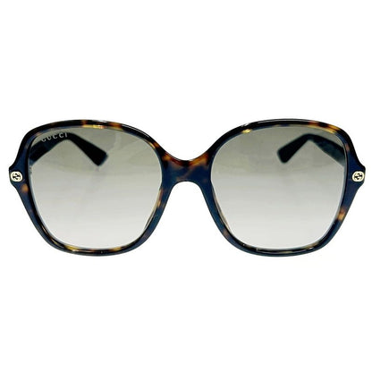 Gucci Gg0092s 002 5518-140 Sunglass Es Brown 330249 Sunglass Es with Case