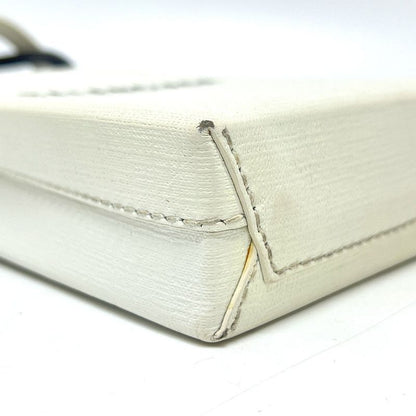 Balenciaga Tote Bag Everyday Shopping Phone Shoulder 593826 Leather White