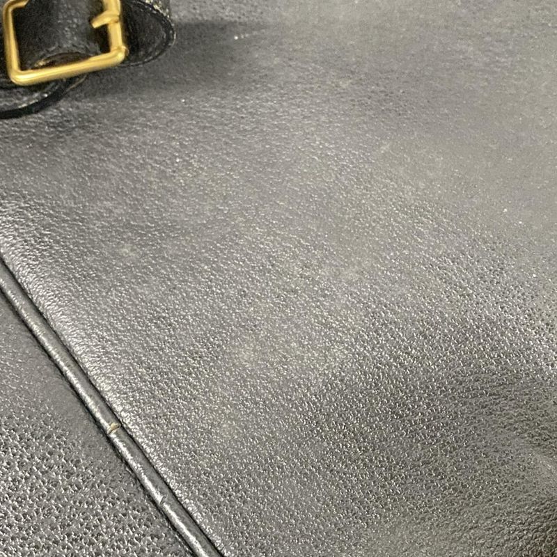 Gucci Backpack Sac Bamboo 32058 Black Leather