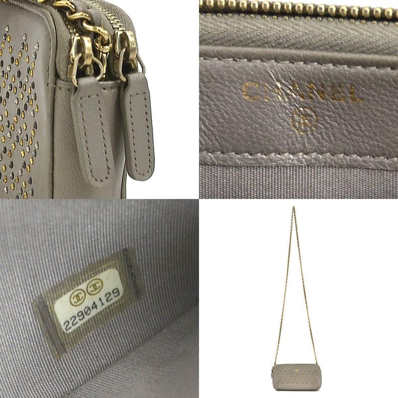 Chanel Pochette Crossbody Shoulder Bag Coco Mark