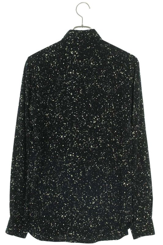 Saint Laurent Paris 15AW 376954 Y891j Splattered Rayon Allover Long Sleeve