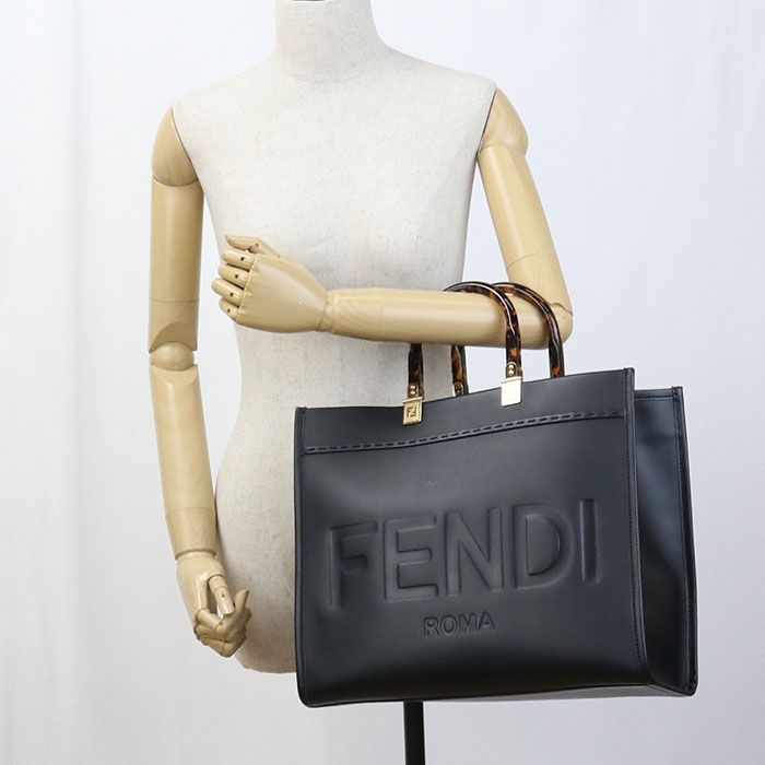 Fendi Sunshine Medium Fe88922 Tote Bag Leather Sunshine Medium Women's