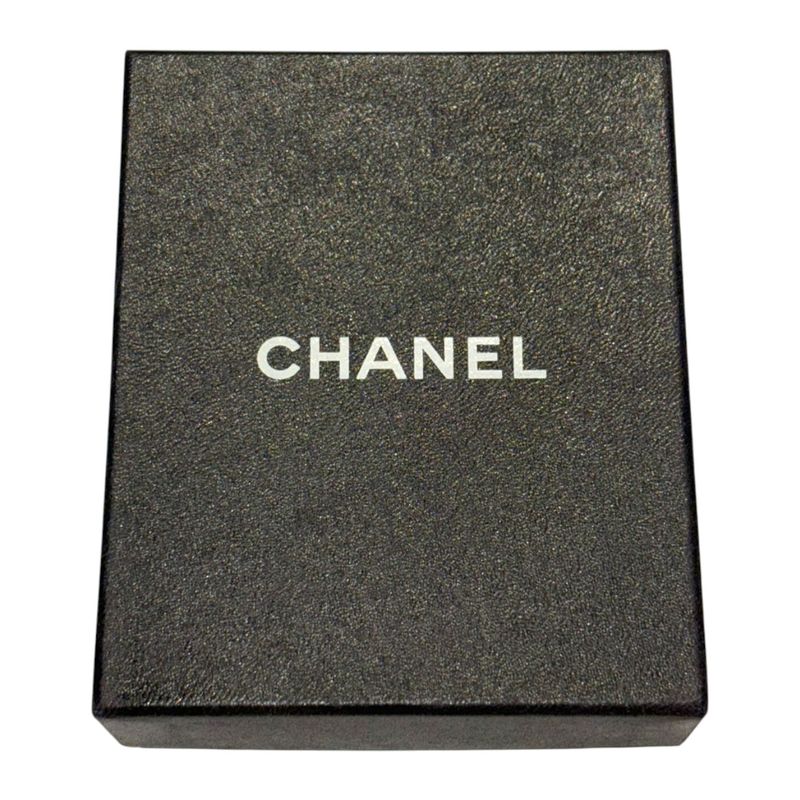 Chanel Coco Cross Brooch Unisex Gold FREE