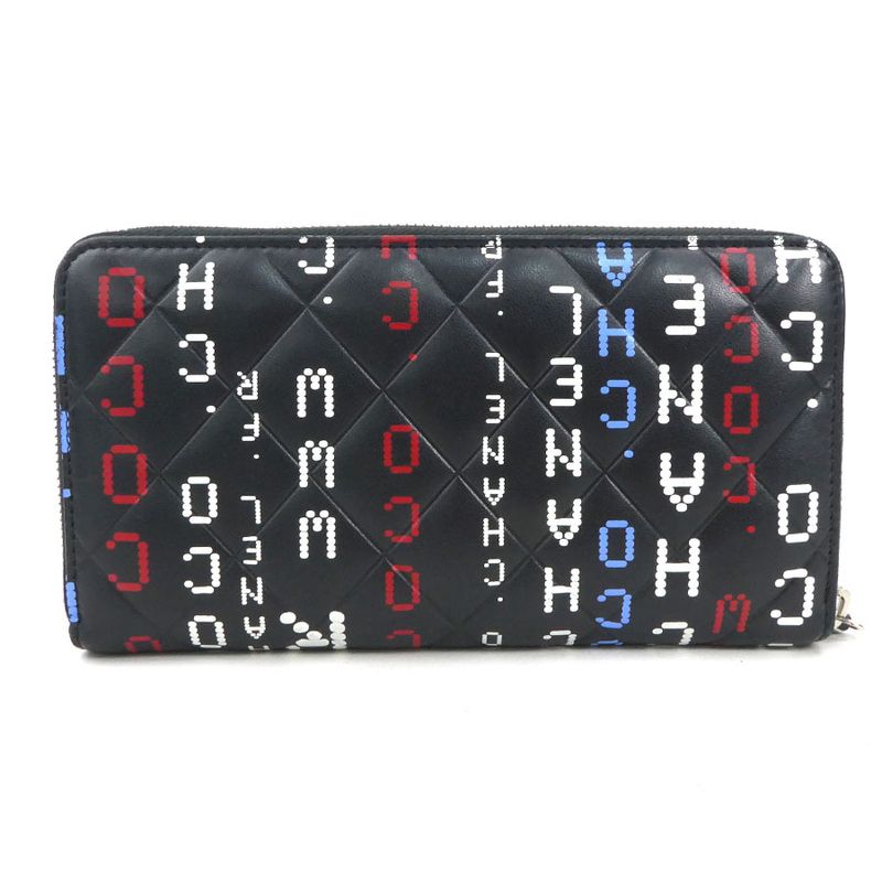 Chanel Round Zipper Long Wallet