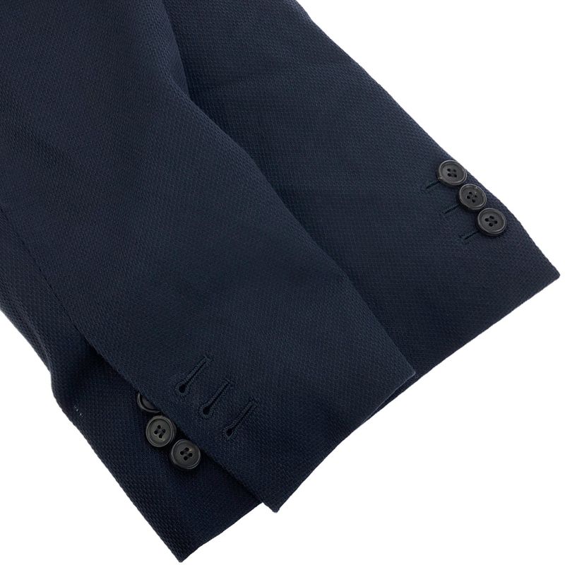 Prada Cotton 2b Tailored Jacket Sdd10h Blue 50